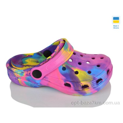 Крокси дитячі "Lot Shoes" N017 папуга рожевий, (р.р. 30-35), Україна, від 6 шт.