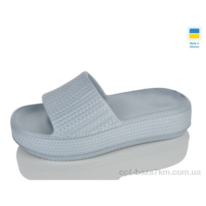 Шльопанці жіночі "Lot Shoes" N78 сіро-блакитний, (р.р. 36-41), Україна, від 8 шт.