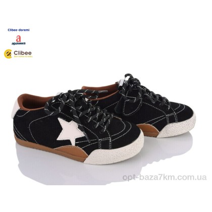 Кроссовки детские "Clibee-Doremi" MX9937A black, (р.р. 31-37), Китай, от 6 шт. Кроссовки детские "Clibee-Doremi" MX9937A black, (р.р. 31-37), Китай, от 6 шт.