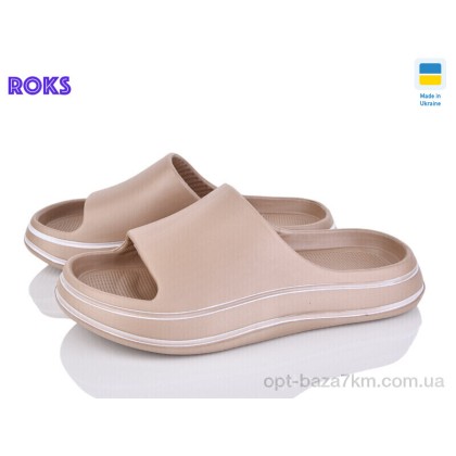 Шлепки женские "Roks" 239 мокко, (р.р. 36-40), Украина, от 8 шт.