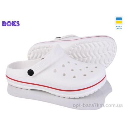 Кроксы женские "Roks" 324 білий, (р.р. 36-41), Украина, от 8 шт. Кроксы женские "Roks" 324 білий, (р.р. 36-41), Украина, от 8 шт.