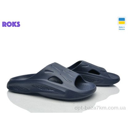 Шлепки детские "Roks" 600 синій, (р.р. 36-40), Украина, от 8 шт.