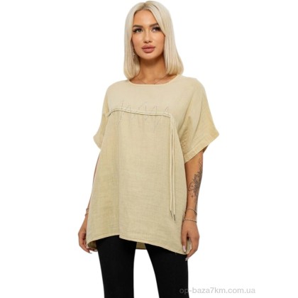 Футболка жіноча "Massmag" 0264 бежевий, (р.р. XL-3XL), Туреччина, від 3 шт. Футболка жіноча "Massmag" 0264 бежевий, (р.р. XL-3XL), Туреччина, від 3 шт.