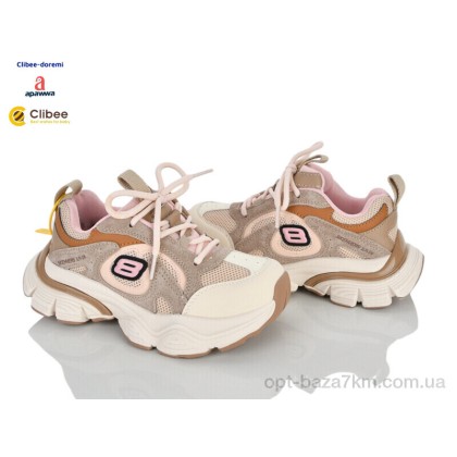 Кроссовки детские "Clibee-Doremi" AS232608-1 pink, (р.р. 31-37), Китай, от 7 шт. Кроссовки детские "Clibee-Doremi" AS232608-1 pink, (р.р. 31-37), Китай, от 7 шт.