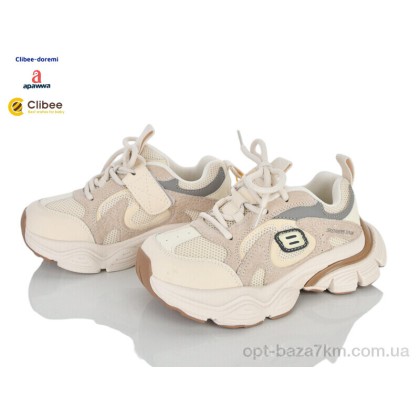 Кроссовки детские "Clibee-Doremi" AS232608-1 beige, (р.р. 31-37), Китай, от 7 шт. Кроссовки детские "Clibee-Doremi" AS232608-1 beige, (р.р. 31-37), Китай, от 7 шт.
