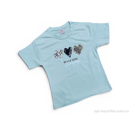 Футболка дитяча "Kids-modnik" 2616 мятний, (р.р. 5-8), Туреччина, від 4 шт. Футболка дитяча "Kids-modnik" 2616 мятний, (р.р. 5-8), Туреччина, від 4 шт.