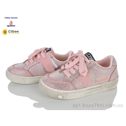 Кроссовки детские "Clibee-Doremi" A261095 pink, (р.р. 31-37), Китай, от 7 шт. Кроссовки детские "Clibee-Doremi" A261095 pink, (р.р. 31-37), Китай, от 7 шт.