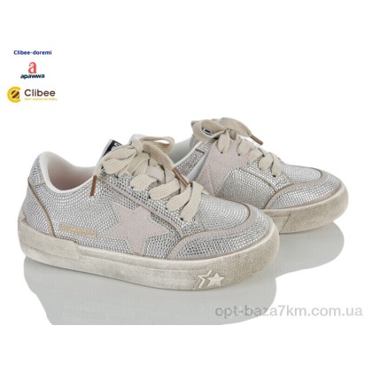 Кроссовки детские "Clibee-Doremi" A261095 beige, (р.р. 31-37), Китай, от 7 шт. Кроссовки детские "Clibee-Doremi" A261095 beige, (р.р. 31-37), Китай, от 7 шт.