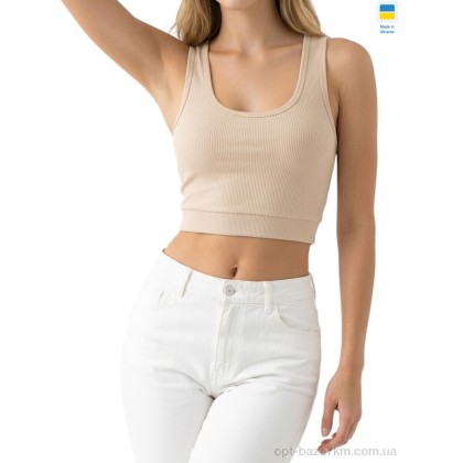 Топ жіночий "Sport style" T5 бежевий, (р.р. S-XL), Україна, від 4 шт. Топ жіночий "Sport style" T5 бежевий, (р.р. S-XL), Україна, від 4 шт.