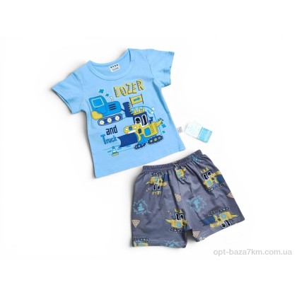 Костюм дитячий "Kids-modnik" 261920 комплект футболка-шорти блакитно-синій, (р.р. 2-8), Китай, від 6 шт. Костюм дитячий "Kids-modnik" 261920 комплект футболка-шорти блакитно-синій, (р.р. 2-8), Китай, від 6 шт.