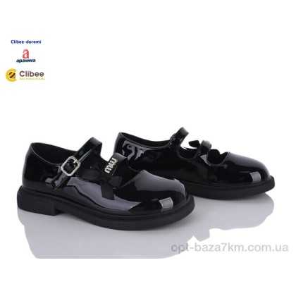 Туфлі дитячі "Clibee-Doremi" A2766 black, (р.р. 29-35), Китай, від 7 шт. Туфлі дитячі "Clibee-Doremi" A2766 black, (р.р. 29-35), Китай, від 7 шт.