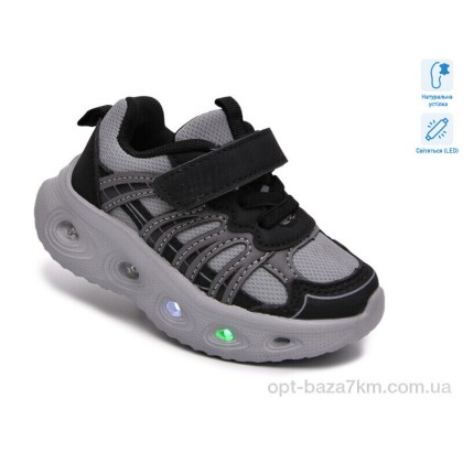 Кроссовки детские "TOM.M" 65145W LED, (р.р. 21-26), Китай, от 8 шт.