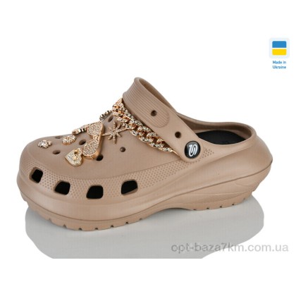 Крокси жіночі "Lot Shoes" 1410-2-8 мокко, (р.р. 36-40), Україна, від 6 шт.