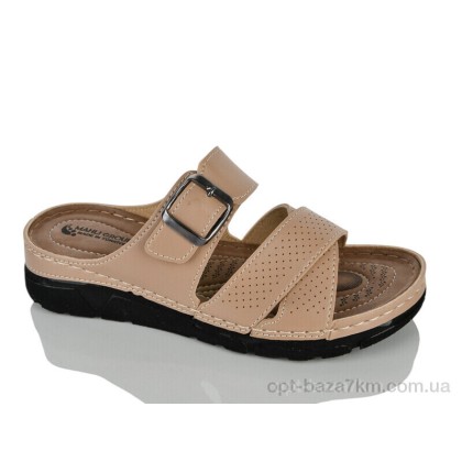 Шльопанці жіночі "Lot Shoes" 002 мокко шкіра, (р.р. 36-41), Туреччина, від 6 шт.