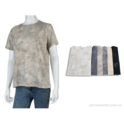 Футболка жіноча "Лиля" LT5688 F mix, (р.р. One size), Китай, від 12 шт. Футболка жіноча "Лиля" LT5688 F mix, (р.р. One size), Китай, від 12 шт.