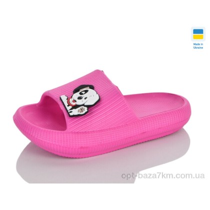 Шльопанці дитячі "Lot Shoes" N022 малина, (р.р. 24-29), Україна, від 6 шт.