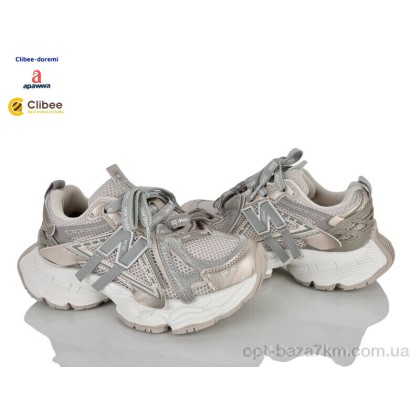 Кроссовки детские "Clibee-Doremi" YY260A beige, (р.р. 31-37), Китай, от 7 шт.