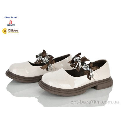 Туфлі дитячі "Clibee-Doremi" A858-28 beige, (р.р. 29-37), Китай, від 9 шт. Туфлі дитячі "Clibee-Doremi" A858-28 beige, (р.р. 29-37), Китай, від 9 шт.