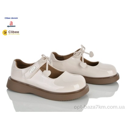 Туфлі дитячі "Clibee-Doremi" A6913 beige, (р.р. 31-37), Китай, від 7 шт. Туфлі дитячі "Clibee-Doremi" A6913 beige, (р.р. 31-37), Китай, від 7 шт.