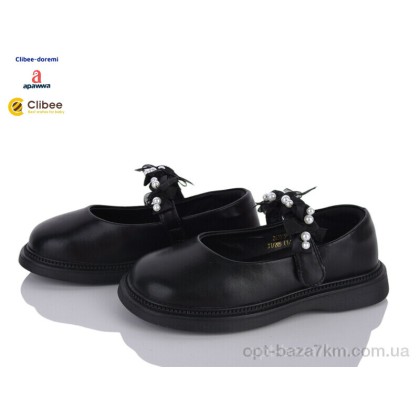 Туфлі дитячі "Clibee-Doremi" A263005 black, (р.р. 31-37), Китай, від 7 шт. Туфлі дитячі "Clibee-Doremi" A263005 black, (р.р. 31-37), Китай, від 7 шт.