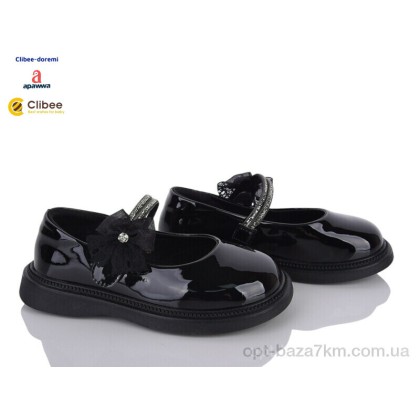 Туфлі дитячі "Clibee-Doremi" A26006 black, (р.р. 31-37), Китай, від 7 шт. Туфлі дитячі "Clibee-Doremi" A26006 black, (р.р. 31-37), Китай, від 7 шт.