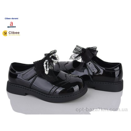 Туфлі дитячі "Clibee-Doremi" A388261 black, (р.р. 31-37), Китай, від 7 шт. Туфлі дитячі "Clibee-Doremi" A388261 black, (р.р. 31-37), Китай, від 7 шт.