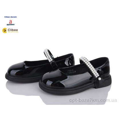 Туфлі дитячі "Clibee-Doremi" A2788-2 black, (р.р. 31-37), Китай, від 7 шт. Туфлі дитячі "Clibee-Doremi" A2788-2 black, (р.р. 31-37), Китай, від 7 шт.