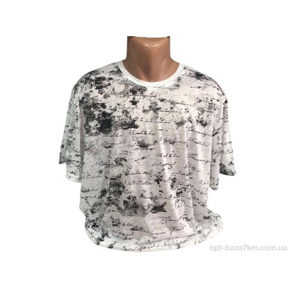 Футболка чоловіча "TurkishBrend" 2098Б білий, (р.р. 3XL-6XL), Туреччина, від 4 шт.