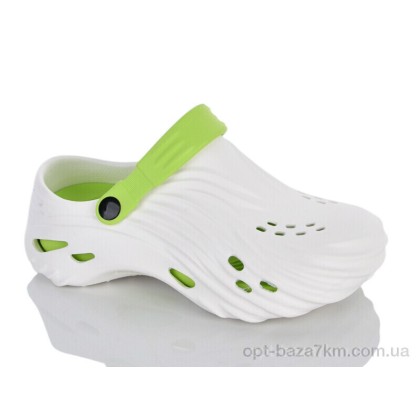 Кроксы женские "Violeta" B101 white-green, (р.р. 36-41), Китай, от 12 шт. Кроксы женские "Violeta" B101 white-green, (р.р. 36-41), Китай, от 12 шт.