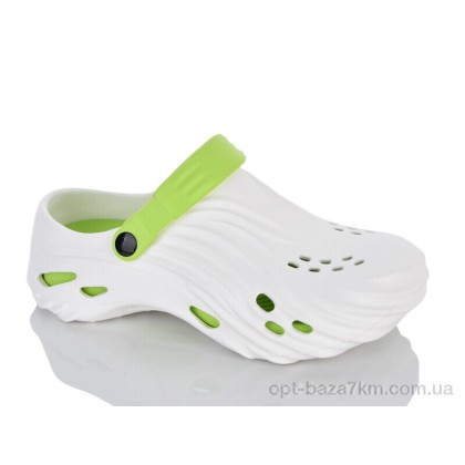 Крокси чоловічі "Violeta" A101 white-green, (р.р. 40-45), Китай, від 12 шт. Крокси чоловічі "Violeta" A101 white-green, (р.р. 40-45), Китай, від 12 шт.