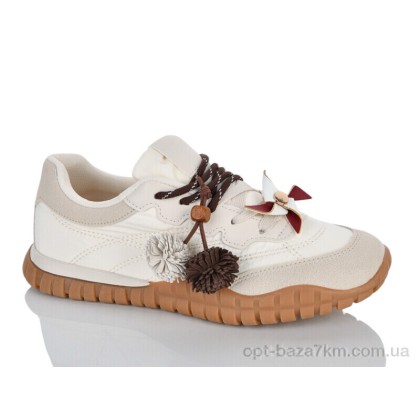 Кроссовки женские "Violeta" 2028-7 beige, (р.р. 36-41), Китай, от 8 шт.