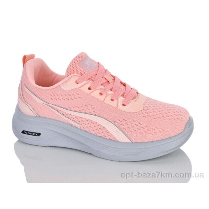 Кроссовки женские "Violeta" 45-403 pink, (р.р. 36-41), Китай, от 8 шт.