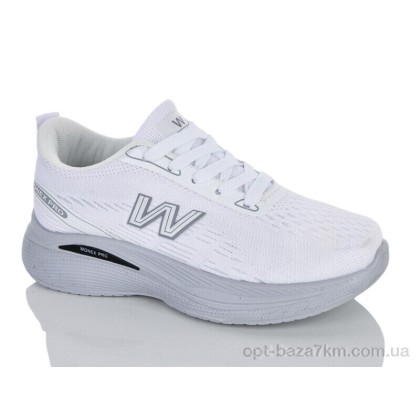 Кроссовки женские "Violeta" 45-402 white, (р.р. 36-41), Китай, от 8 шт.
