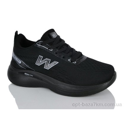 Кроссовки женские "Violeta" 45-402 black, (р.р. 36-41), Китай, от 8 шт.