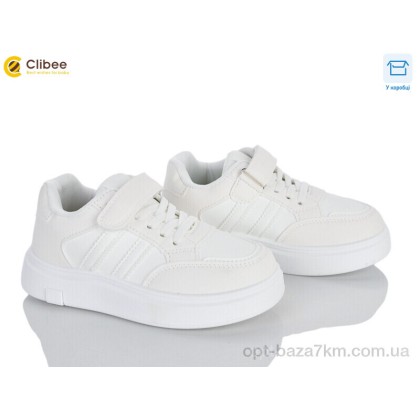 Кроссовки детские "Clibee" LC1186-4 white, (р.р. 32-37), Китай, от 6 шт. Кроссовки детские "Clibee" LC1186-4 white, (р.р. 32-37), Китай, от 6 шт.