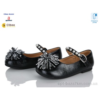 Туфлі дитячі "Clibee-Doremi" A62001 black, (р.р. 31-37), Китай, від 7 шт. Туфлі дитячі "Clibee-Doremi" A62001 black, (р.р. 31-37), Китай, від 7 шт.