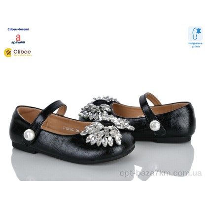 Туфлі дитячі "Clibee-Doremi" A62000 black, (р.р. 26-33), Китай, від 8 шт. Туфлі дитячі "Clibee-Doremi" A62000 black, (р.р. 26-33), Китай, від 8 шт.