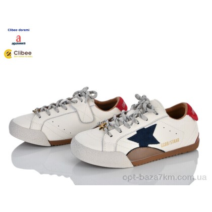 Кроссовки детские "Clibee-Doremi" S2621020 beige-navy, (р.р. 31-37), Китай, от 7 шт. Кроссовки детские "Clibee-Doremi" S2621020 beige-navy, (р.р. 31-37), Китай, от 7 шт.