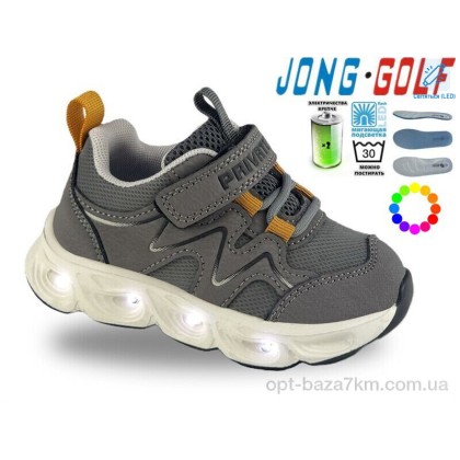 Кроссовки детские "Jong Golf" B12007-2 LED, (р.р. 23-30), Китай, от 8 шт. Кроссовки детские "Jong Golf" B12007-2 LED, (р.р. 23-30), Китай, от 8 шт.