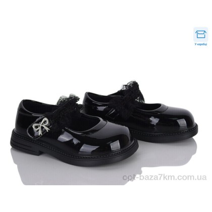 Туфлі дитячі "Clibee-ShoSho" DA811-1 black, (р.р. 23-27), Китай, від 6 шт. Туфлі дитячі "Clibee-ShoSho" DA811-1 black, (р.р. 23-27), Китай, від 6 шт.