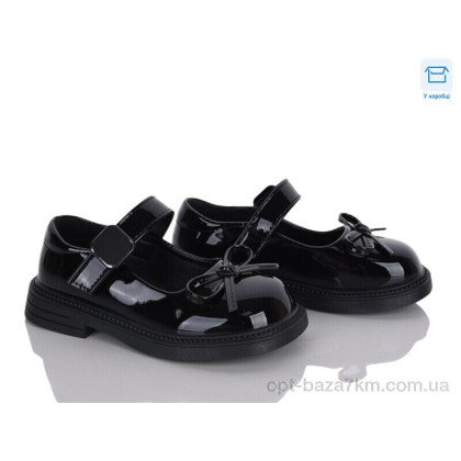 Туфлі дитячі "Clibee-ShoSho" DB800-1 black, (р.р. 26-30), Китай, від 6 шт. Туфлі дитячі "Clibee-ShoSho" DB800-1 black, (р.р. 26-30), Китай, від 6 шт.
