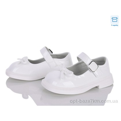Туфлі дитячі "Clibee-ShoSho" DB800-2 white, (р.р. 26-30), Китай, від 6 шт. Туфлі дитячі "Clibee-ShoSho" DB800-2 white, (р.р. 26-30), Китай, від 6 шт.