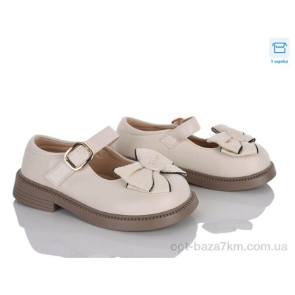 Туфлі дитячі "Clibee-ShoSho" DB804-2 beige, (р.р. 26-31), Китай, від 6 шт. Туфлі дитячі "Clibee-ShoSho" DB804-2 beige, (р.р. 26-31), Китай, від 6 шт.