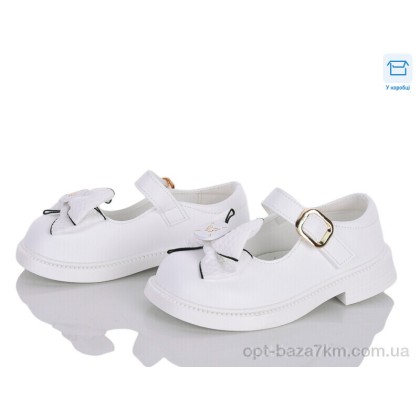 Туфлі дитячі "Clibee-ShoSho" DB804-3 white, (р.р. 26-31), Китай, від 6 шт. Туфлі дитячі "Clibee-ShoSho" DB804-3 white, (р.р. 26-31), Китай, від 6 шт.