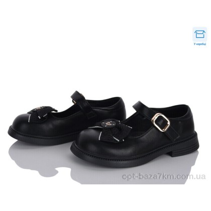 Туфлі дитячі "Clibee-ShoSho" DC805-1 black, (р.р. 32-37), Китай, від 6 шт. Туфлі дитячі "Clibee-ShoSho" DC805-1 black, (р.р. 32-37), Китай, від 6 шт.