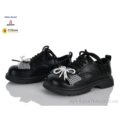 Туфлі дитячі "Clibee-Doremi" A26506 black, (р.р. 31-37), Китай, від 7 шт. Туфлі дитячі "Clibee-Doremi" A26506 black, (р.р. 31-37), Китай, від 7 шт.