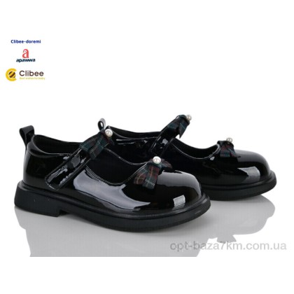 Туфлі дитячі "Clibee-Doremi" A6501-2 black, (р.р. 31-37), Китай, від 7 шт. Туфлі дитячі "Clibee-Doremi" A6501-2 black, (р.р. 31-37), Китай, від 7 шт.