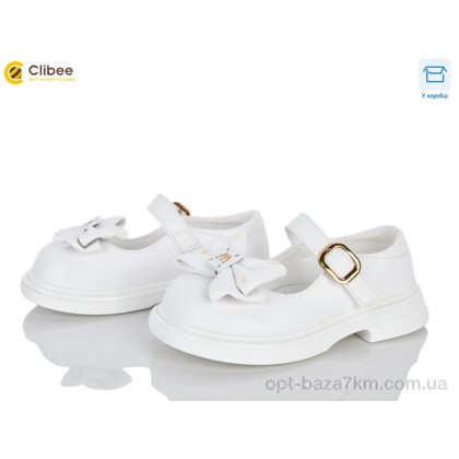 Туфлі дитячі "Clibee" DB631-2 white, (р.р. 27-32), Китай, від 6 шт. Туфлі дитячі "Clibee" DB631-2 white, (р.р. 27-32), Китай, від 6 шт.