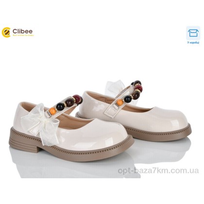 Туфлі дитячі "Clibee" DB803-2 beige, (р.р. 26-31), Китай, від 6 шт. Туфлі дитячі "Clibee" DB803-2 beige, (р.р. 26-31), Китай, від 6 шт.