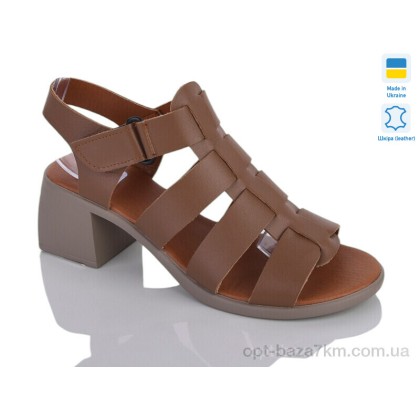 Босоножки женские "Sali" 157 корич.к., (р.р. 37-41), Украина, от 6 шт.